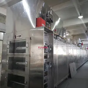 FUYA Oven pengering terowongan makanan otomatis, Pengering kue/irisan buah