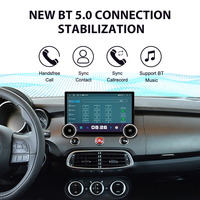 ZWNAV Pantalla QLED de 11.5 Pulgadas para Fiat 500X 2014-2019, Radio Estéreo para Auto, Unidad Principal Android 15, CarPlay Inalámbrico, GPS, WiFi, FM