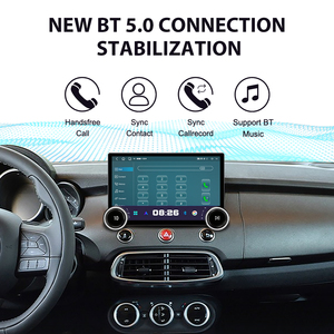 Écran QLED ZWNAV de 11,5 pouces pour <span class=keywords><strong>Fiat</strong></span> <span class=keywords><strong>500X</strong></span> 2014-2019, autoradio stéréo, unité principale Android 15, CarPlay sans fil, GPS, WiFi, FM - Product Image 4