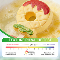 Bombe de bain effervescente SADOER à l'ananas 85g, Barre de spa réutilisable pour bain moussant, Marque privée OEM, Faible MOQ