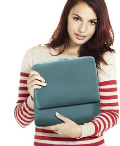 Neoprene trường hợp bìa Tương thích với MacBook Air/Pro 13 "và máy tính xách tay 12" velluto vải to sợi máy tính xách tay tay áo - Product Image 6