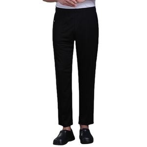 Offre Spéciale <span class=keywords><strong>Restaurant</strong></span> noir pantalon cuisine hôtel cuisine hommes travail pantalon Chef uniforme Polyester Chef pantalon femmes automne printemps - Product Image 2