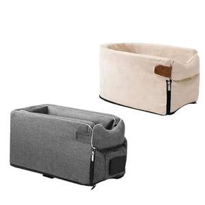 Yeni stil taşınabilir köpek ve kedi araba koltuğu taşıyıcı kulübesi merkezi kontrol emniyet evcil hayvan araba koltuğu kılıfı su geçirmez özelliği ile - Product Image 2