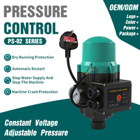 Contrôleur de pression de pompe 220V 240V avec protection contre la pénurie d'eau pour systèmes d'irrigation de jardin, régulateur de pompe automatique