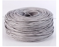 Câble réseau CAT5 double blindage 100m en PVC, cuivre sans oxygène, paire torsadée à huit conducteurs, pour surveillance domestique et connexion haut débit