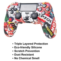Multi color Custom ized Soft Silicone Schutzhülle für PS4 Controller Skin Joystick Game Gamepad Cover für PlayStation 4 Hüllen
