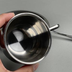 Toptan özel kahve kupası Set tabağı 304 paslanmaz çelik kore tarzı ile Cafe otel ofis iş promosyon hediyeler için - Product Image 5