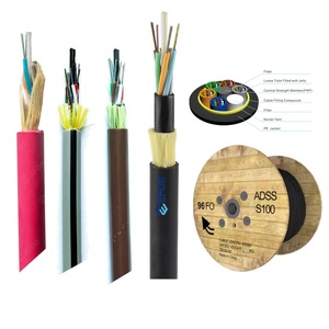 Cable de <span class=keywords><strong>Fibra</strong></span> Óptica <span class=keywords><strong>ADSS</strong></span> de 200m, 48FO, 12, 24, 96 Núcleos, G652D, 4KM, 15km, Aéreo, FTTH, Cables de Comunicación de <span class=keywords><strong>Fibra</strong></span> Óptica <span class=keywords><strong>ADSS</strong></span> - Product Image 1