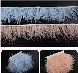 Costura decorativa <span class=keywords><strong>de</strong></span> plumas, adorno <span class=keywords><strong>de</strong></span> plumas <span class=keywords><strong>de</strong></span> <span class=keywords><strong>avestruz</strong></span> <span class=keywords><strong>de</strong></span> 13-15cm <span class=keywords><strong>de</strong></span> grosor, flecos <span class=keywords><strong>de</strong></span> plumas <span class=keywords><strong>de</strong></span> <span class=keywords><strong>avestruz</strong></span> para disfraz <span class=keywords><strong>de</strong></span> Carnaval, vestido <span class=keywords><strong>de</strong></span> mujer - Product Image 4