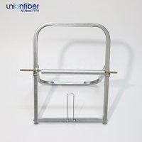 Soporte Plegable de Acero Aleado para Bobinas de Cable, Capacidad de Carga de 50 kg, Soporte para Instalador de Cables, Carrete para Bobinas, Soporte para Rodillos de Cable