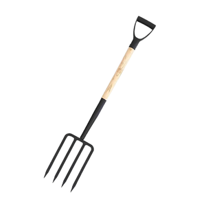 Horquillas de Acero al Carbono de Grado Industrial con Mango de Madera Dura para Uso Agrícola y de Jardinería, 1 Año de Garantía, JYSF-114 - Product Image 1