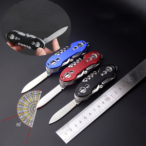 Dao Inox Dụng Cụ Cắm Trại Ngoài Trời Sinh Tồn Gấp Gọn Đa Năng Dao Thụy Sĩ - Product Image 3