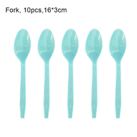 Vaisselle Thème Série Diamant, Fournitures de Fête Diamant Turquoise, Assiette de Dîner pour Fête