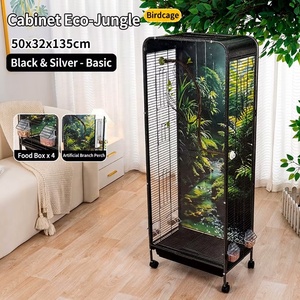 Factory Fine Metal Home Gaiola De Passaro Bird Breeding Cage Portable Pet Travel Parrot Cage Nest <strong>Jaula</strong> Para <strong>Loros</strong> Bird Cage - Product Image 3