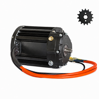 Moteur de moto électrique QSMOTOR 138 à couple élevé, 4000W, moteur PMSM à entraînement central pour scooter, vélo électrique, moto tout-terrain