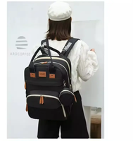 Sac à dos de maternité multifonctionnel avec moustiquaire et matelas à langer imperméable, idéal pour les voyages – Le best-seller aux États-Unis