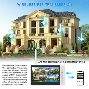 Tuya 7 inch 2MP LCD NVR <span class=keywords><strong>Bullet</strong></span> Wifi máy ảnh kit đồng Bộ giám sát nhiều hình ảnh trên một màn hình IP66 & màu sắc tầm nhìn ban đêm - Product Image 4