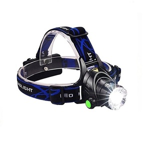 Linterna Frontal <span class=keywords><strong>LED</strong></span> Ajustable con Zoom Xml T6 de 1000 Lúmenes, Linterna Frontal para Bicicleta y Caza, Linterna Frontal Recargable para <span class=keywords><strong>Camping</strong></span> - Product Image 1