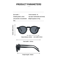 Nouvelles Lunettes de Soleil Tendance 2026 – Monture Ronde Unisexe, Durables et Personnalisables en PC
