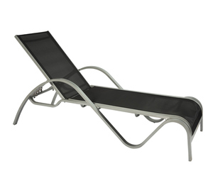 Silla de <span class=keywords><strong>playa</strong></span> plegable impermeable moderna barata y personalizada con marco de aluminio, tumbona ligera para uso en piscina al aire libre, fabricada por - Product Image 2