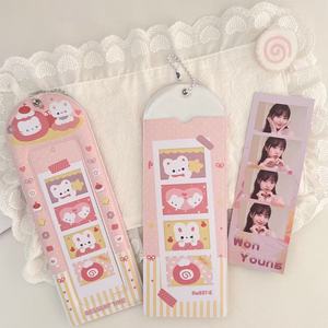 <span class=keywords><strong>Porta</strong></span> Carte di Credito in PVC Kpop con Bottone, Blocco RFID, Forma Quadrata a Quattro Scomparti per Personaggi <span class=keywords><strong>TV</strong></span>/Cinema, 4 <span class=keywords><strong>Porta</strong></span> Carte a Righe - Product Image 4