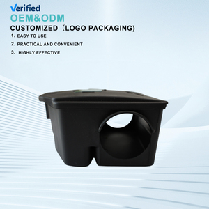 Nouvelle boîte de piège à souris de station d'appât de rat verrouillable <span class=keywords><strong>en</strong></span> plastique sans cruauté avec clé - Product Image 3