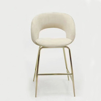 Tabourets de bar de luxe modernes, chaises hautes, meubles, chaise de salle à manger pour comptoir de cuisine, table haute, restaurant, chaises de salon, chaises de bar