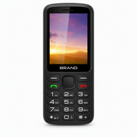 Téléphone portable durable pour personnes âgées avec double carte SIM 4G, port USB-C, prise en charge espagnole/allemande, grandes touches, écran 2,8 pouces, personnalisation OEM