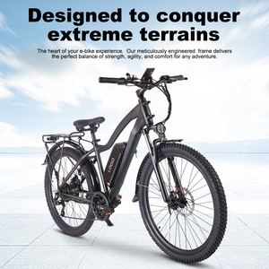 <span class=keywords><strong>Vélo</strong></span> <span class=keywords><strong>électrique</strong></span> <span class=keywords><strong>à</strong></span> <span class=keywords><strong>assistance</strong></span> <span class=keywords><strong>électrique</strong></span> longue portée haut de gamme, pneus larges de <span class=keywords><strong>26</strong></span> pouces, <span class=keywords><strong>vélo</strong></span> de montagne avec amortisseur pour les trajets urbains - Product Image 6