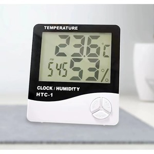 Digitales Thermometer und Feuchtigkeits-<span class=keywords><strong>Hygrometer</strong></span>, Temperaturregler, Feuchtigkeitsmesser, Thermometer mit LCD-Display - Product Image 5