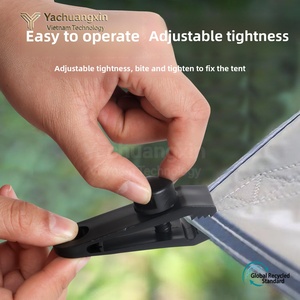 Plastic Camping Tent Buckle <b>Clips</b> for Tarpaulin Fastening Outdoor Use 3 Pack - Product Image 5