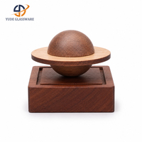 Diffuseur d'huiles essentielles compact en bois pour désodorisation de salle de bain, bloc parfumé écologique pour assainisseur d'air naturel dans la salle de bain