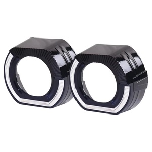 Cubierta de Lente para Auto de 2.5/3.0 Pulgadas, 12V 24V, Accesorios para Auto, Decoración en Color Blanco/Blanco Amarillo - Product Image 1