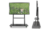 65 Smart Board Screen Lcd Pizarra interactiva inteligente con todo en uno Creen Pizarra magnética