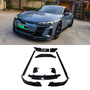 Kit de Carrocería de Fibra de Carbono para Audi E-tron GT, Estilo FD, Difusor Delantero, Alerón, Faldones Laterales - Product Image 1