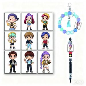 Nuevas cuentas sueltas <span class=keywords><strong>de</strong></span> PVC con diseño <span class=keywords><strong>de</strong></span> canción <span class=keywords><strong>de</strong></span> K-pop Saja Boys' Soda Pop y Charlie Kirk, populares para venta al por mayor <span class=keywords><strong>de</strong></span> diseñadores. - Product Image 1