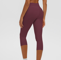 Pantalon de yoga sans couture JAC22 XG7157, respirant, pour le sport, avec effet galbant et taille croisée