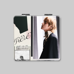 All'ingrosso KPOP Idol Bangtan ragazzi V <span class=keywords><strong>Taehyung</strong></span> Reve Double-face quadrato pieghevole portatile specchio per il trucco - Product Image 5