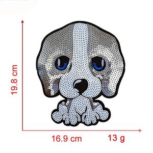 Nuevo Parche Termoadhesivo Grande de Chenilla Bordado con Lentejuelas, con diseño 'Mamá de Perros' y 'Mamá de Gatos', para Decoración de Camisetas, Sudaderas con Capucha y Gorras - Product Image 2