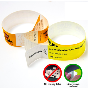 צמידי נייר מודפסים בהתאמה אישית, עמידים למים ובלתי ניתנים לפתיחה, לאירועים, מסיבות וקונצרטים, סיטונאי בכמויות גדולות - Product Image 6