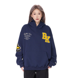 Sudadera con Capucha Bordada Estilo Americano High Street Heavy Industry para Hombre y Mujer, Tendencia Otoño-Invierno, Holgada y Casual - Product Image 1