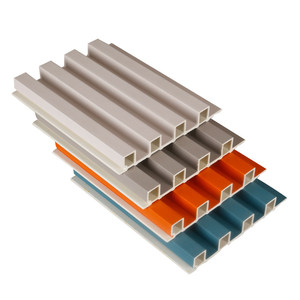 Panel de <span class=keywords><strong>Pared</strong></span> Cóncavo-Convexo de Fibra de Madera y PVC para Techo de Balcón - Product Image 1