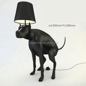 Lampada <span class=keywords><strong>da</strong></span> Terra LED Creativa in FRP a Forma di Cacca di Cane, Scultura Artistica per Esposizioni e Decorazione Animali - Product Image 5