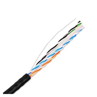Pemasok Tiongkok Cat6 UTP kabel jaringan FTP kabel Lan 24AWG dalam kabel komunikasi kotak 1000ft