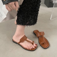 Fabricant de chaussures chinois pour pantoufles de grande taille 2025 été nouveauté Clip orteil sandales de plage