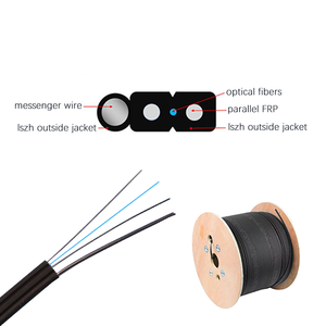 Cable de Fibra Óptica Wanbao Ftth G657a Lszh en Bobina, Cable de Bajada de <span class=keywords><strong>2</strong></span> Hilos para Telecomunicaciones, Cable de Bajada Autoportante - Product Image 2