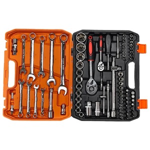 Juego de Herramientas de Reparación de Automóviles de 82 Piezas, Llave de Trinquete de Liberación Rápida, Juego de Llaves Combinadas Multifuncionales, Caja de Herramientas Resistente, 1 Juego - Product Image 3