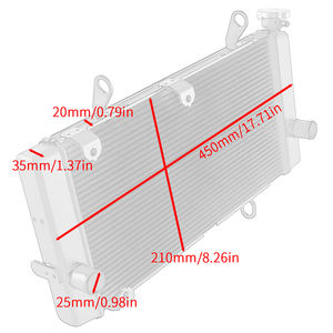 Reemplazo del tanque de agua de refrigeración del enfriador del radiador de la motocicleta XXUN para <span class=keywords><strong>SUZUKI</strong></span> <span class=keywords><strong>v</strong></span>-<span class=keywords><strong>strom</strong></span> 1050 DL1050 <span class=keywords><strong>2023</strong></span>-2025 <span class=keywords><strong>2023</strong></span> 2024 2025 - Product Image 6