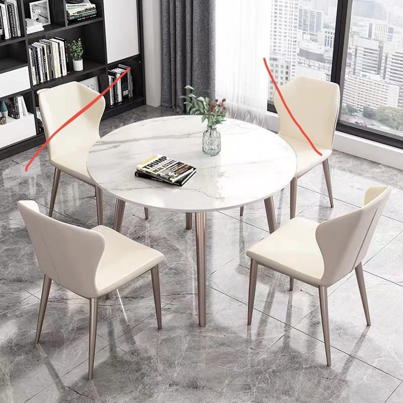 70 rock plate round table-2 chairs-cylan purple