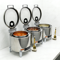 Fournitures pour restaurants et hôtels Huadison, chauffe-soupe électrique en acier inoxydable de 13 L, buffet commercial, contrôle numérique intelligent, A++